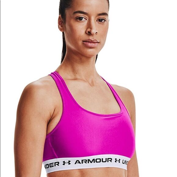 Under Armour Womens XSmall Crossback Medium-Impact Sports Bra
Meteor Pink - Picture 5 of 7